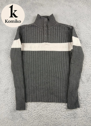 Sweat Hoodies Pull Tommy Hilfiger col Roulé à bouton gris - Taille XS - Homme, brand: Tommy Hilfiger, condizioni: Ottime, taglia: XS / IT 38 / EU 34, €28.50, €30.63 include la Protezione acquisti Pro