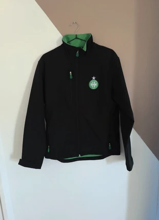 Veste softshell Asse, marque: AS Saint-Étienne, état: Très bon état, taille: M, 8,00 €, 9,10 € Protection acheteurs incluse