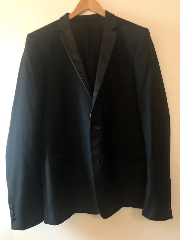 Veste col cuir The Kooples M homme