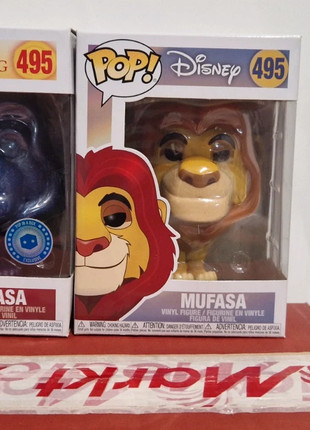 Flocked mufasa top funko pop