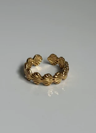 Bague en forme de coquillages pour femmes style tendance fashion, état: Neuf sans étiquette, taille: Ajustable, 6,00 €, 7,00 € Protection acheteurs incluse