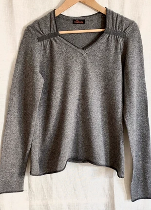 Pull femme gris en laine et cachemire Julie Guerlande taille 36/38 S/M, brand: Julie Guerlande, condition: Very good, size: M / 38 / 10, €6.00, €7.00 includes Buyer Protection Pro