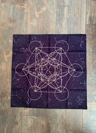 Tissus symbole métatron pour oracles ou déco, état: Très bon état, 6,00 €, 7,00 € Protection acheteurs incluse