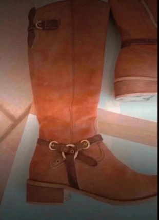 Bottes en Cuir & Daim Camel 37, brand: éram, condition: Very good, size: 37, €30.00, €32.20 includes Buyer Protection