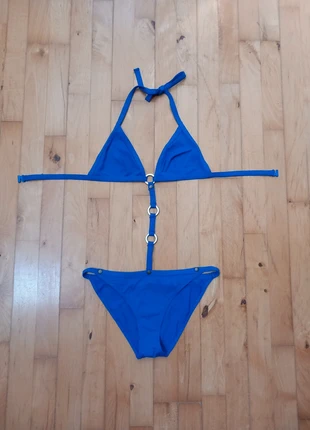 Bañador azul y detalles metálicos talla L, état: Neuf sans étiquette, taille: L / 40 / 12, 6,00 €, 7,00 € Protection acheteurs incluse