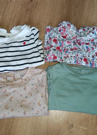 Lot tee shirt manche longue, marca: Kiabi, estado: Muy bueno, tamaño: 3-6 meses / 62 cm, 3,00 €, 3,85 € Protección al comprador incluida