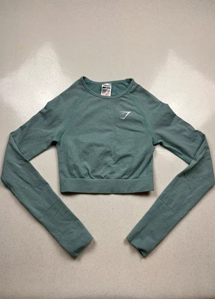 Top/Haut Bleu Gymshark Adapt Vital Seamless Fitness Musculation, marque: Gymshark, état: Très bon état, taille: XS / 34 / 6, 12,00 €, 13,30 € Protection acheteurs incluse