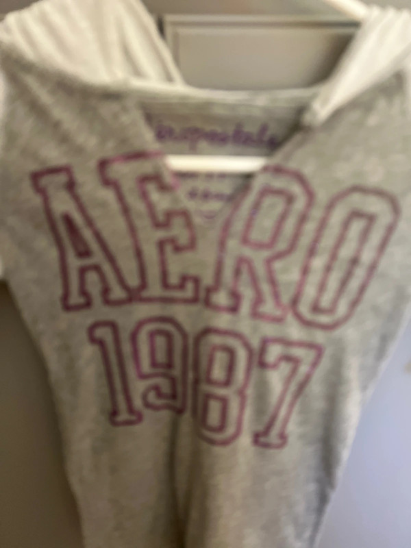 Womens Aeropostale 3/4 with hood size xsmall 2