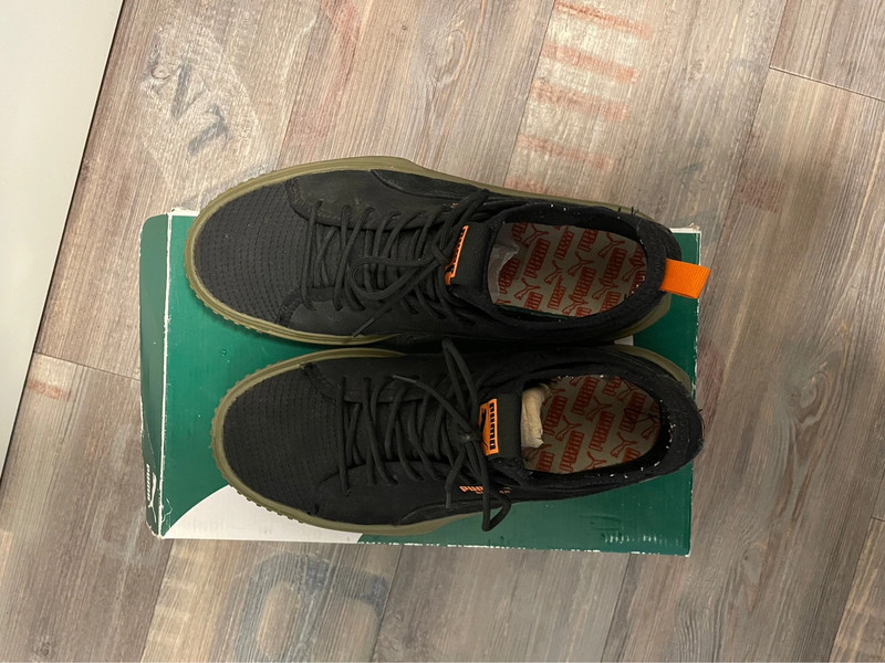 Puma schuhe schwarz orange on sale