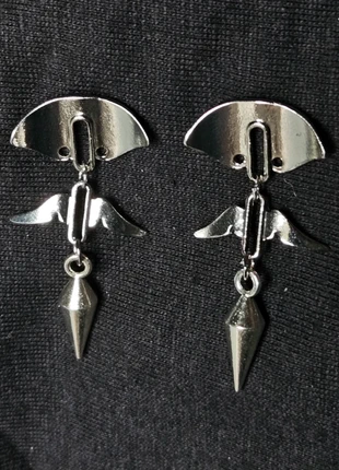 Paire boucles d'oreilles simples cyber, brand: Alternative, condition: Very good, €8.49, €9.61 includes Buyer Protection Pro