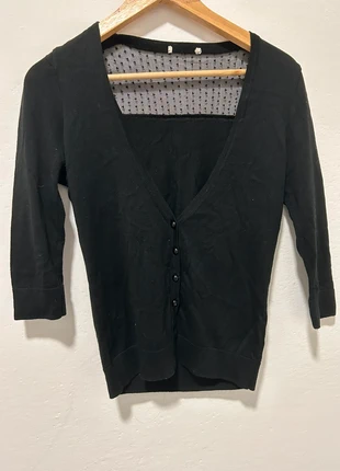 Button up black cardigan, condizioni: Ottime, taglia: S / IT 40 / EU 36, €25.00, €26.95 include la Protezione acquisti
