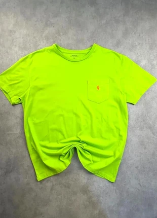 Tee shirt Ralph Lauren | vert logo orange | taille M, marke: Ralph Lauren, zustand: Gut, größe: M, 4,90 €, 5,85 € inklusive Vinted-Käuferschutz