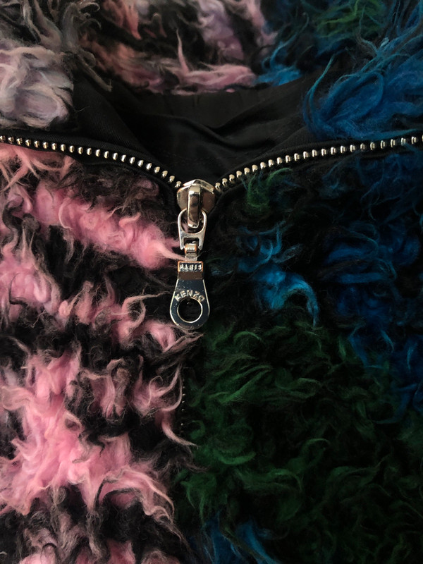 H&m x kenzo faux fur hooded jacket sales