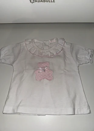 Camiseta osito, marque: Tony Bambino, état: Très bon état, taille: 1-3 mois / 56 cm, 3,00 €, 3,85 € Protection acheteurs incluse