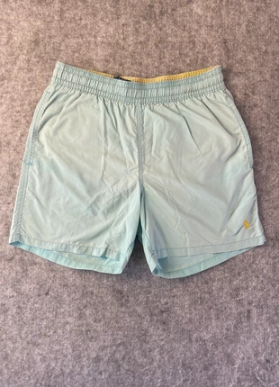 Short de bain Ralph Lauren bleu clair logo brodé jaune - S, marque: Ralph Lauren, état: Bon état, taille: S, 14,90 €, 16,35 € Protection acheteurs incluse