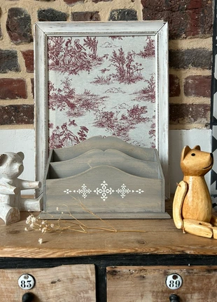 Porte courrier shabby chic décor floral romantique, brand: Atmosphera, condition: Very good, €7.00, €8.05 includes Buyer Protection