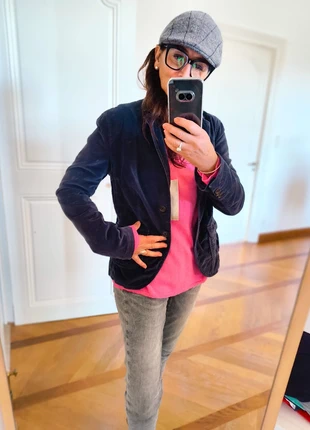 Blazer en velours bleue marine Esprit TM, marca: Esprit, estado: Muy bueno, tamaño: M / 38 / 10, 15,00 €, 16,45 € Protección al comprador incluida