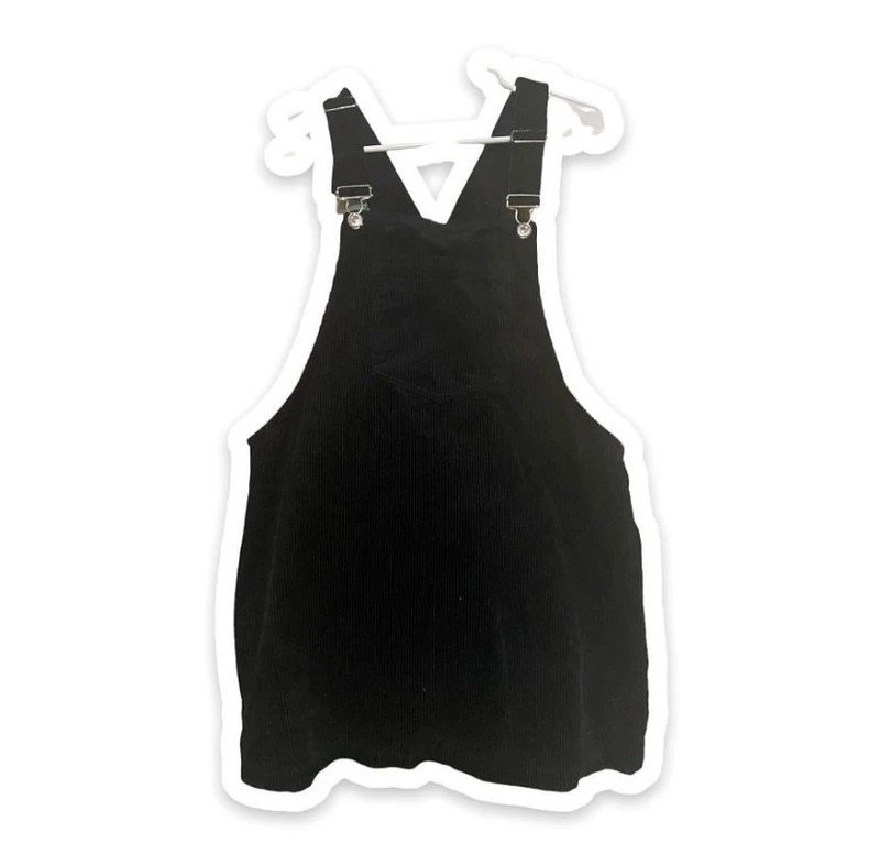 Overall mini dress 2