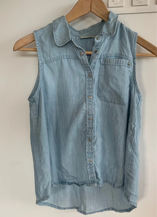 Chemisier en jean, marque: Creeks, état: Très bon état, taille: 14 ans / 164 cm, 5,00 €, 5,95 € Protection acheteurs incluse