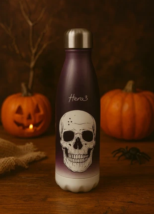Gourde isotherme neuve 14zero3 – édition crâne – spéciale Halloween 💀🎃, merk: halloween, staat: Nieuw met prijskaartje, € 8,00, € 9,10 inclusief Kopersbescherming