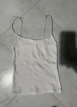 top bianco semplice, marque: Zara, état: Très bon état, taille: S / 36 / 8, 3,00 €, 3,85 € Protection acheteurs incluse