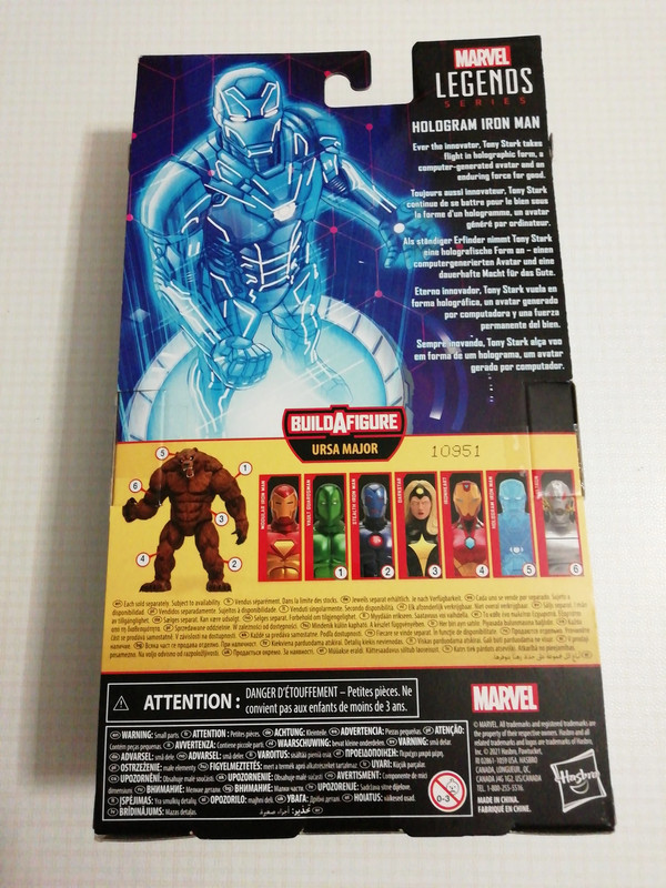 Action figure Hologram Iron Man ex Marvel di Hasbro 2