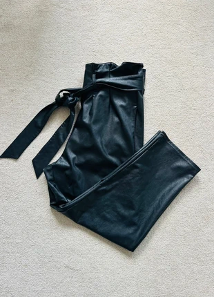 faux leather trousers paper bag waist size M BNWOT fits 10-12, brand: Commando, condition: New without tags, size: M / 10, £45.00, £47.95 includes Buyer Protection Pro
