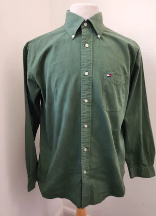 Tommy Hilfiger Green Shirt Size M (G7), brand: Tommy Hilfiger, condition: Satisfactory, size: M, £6.00, £7.00 includes Buyer Protection Pro