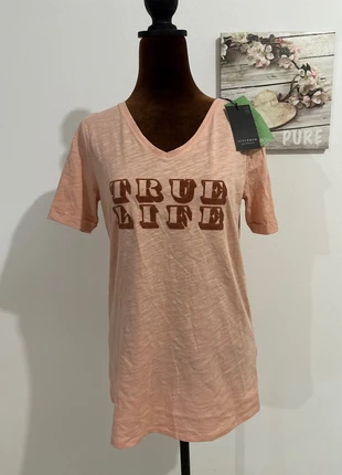 Jolie T Shirt Rose Saumon Supermom Motif S, brand: Supermom, condition: New with tags, size: S / 36 / 8, €9.90, €11.10 includes Buyer Protection