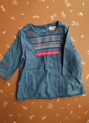 Petit haut en jean DPAM 24 mois, marke: Du Pareil au Même, zustand: Gut, größe: 18–24 Monate / 86, 2,00 €, 2,80 € inklusive Vinted-Käuferschutz