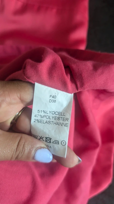 Robe rose fuchsia à petites manches - photo numéro 3