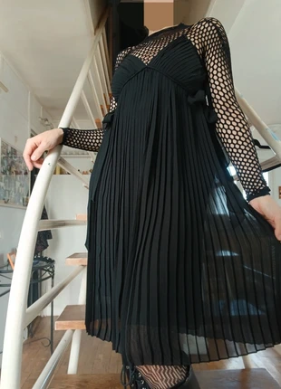 Robe vintage plissée, marque: Les Petites Collection, état: Très bon état, taille: XS / 34 / 6, 9,00 €, 10,15 € Protection acheteurs incluse