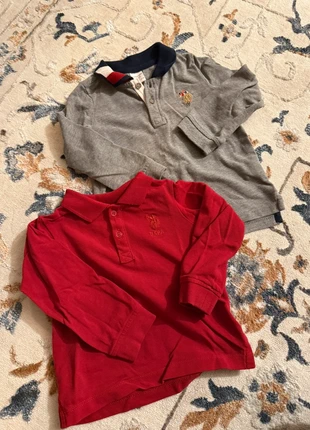 Lot 2 polos, brand: U.S. Polo Assn., condition: Very good, size: 18-24 months / 86 cm, €5.00, €5.95 includes Buyer Protection