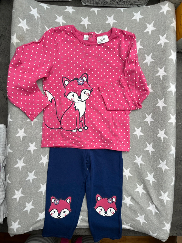 Set: Langarm-Shirt und Leggings Größe 80/86 1