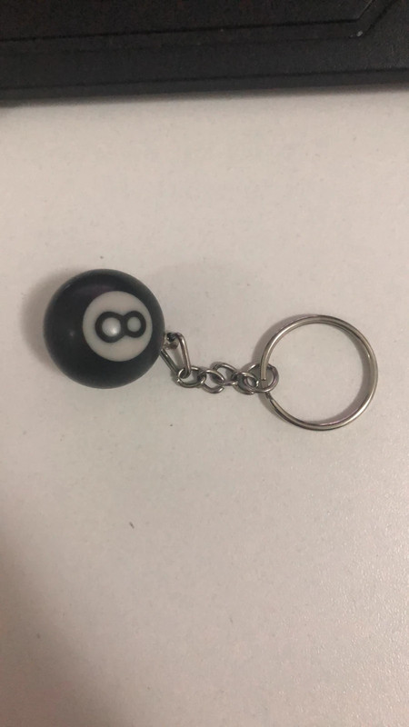 Stussy 8 deals ball keychain