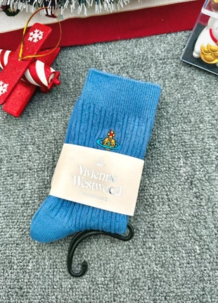 Chaussettes Vivienne Westwood bleu roi côtelées, marca: Vivienne Westwood, estado: Muito bom, tamanho: Tamanho único, €12.00, €13.30 inclui Proteção do Comprador Pro