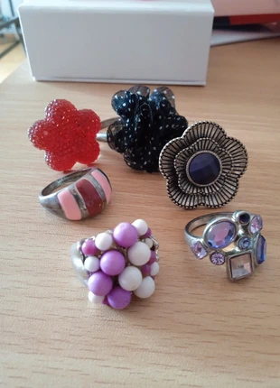 Kit anillos " Funny Rings", marque: Local, état: Bon état, taille: Ajustable, 1,00 €, 1,75 € Protection acheteurs incluse