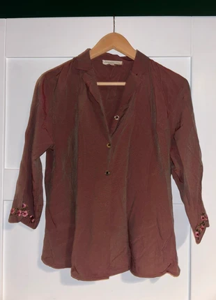 Vintage embroidered shirt, brand: Reclaimed Vintage, condition: Good, size: M / 10, £5.00, £5.95 includes Buyer Protection