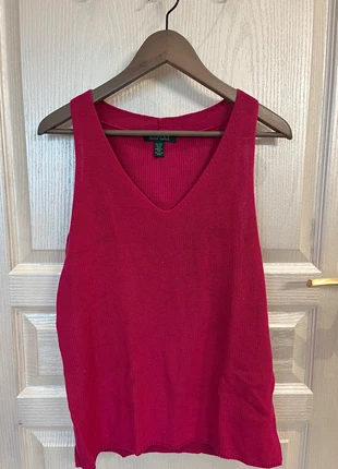 Débardeur laine & coton rose fuchsia – Ralph Lauren – XL, marke: Ralph Lauren, zustand: Sehr gut, größe: XL / 42 / 14, 32,00 €, 34,30 € inklusive Vinted-Käuferschutz