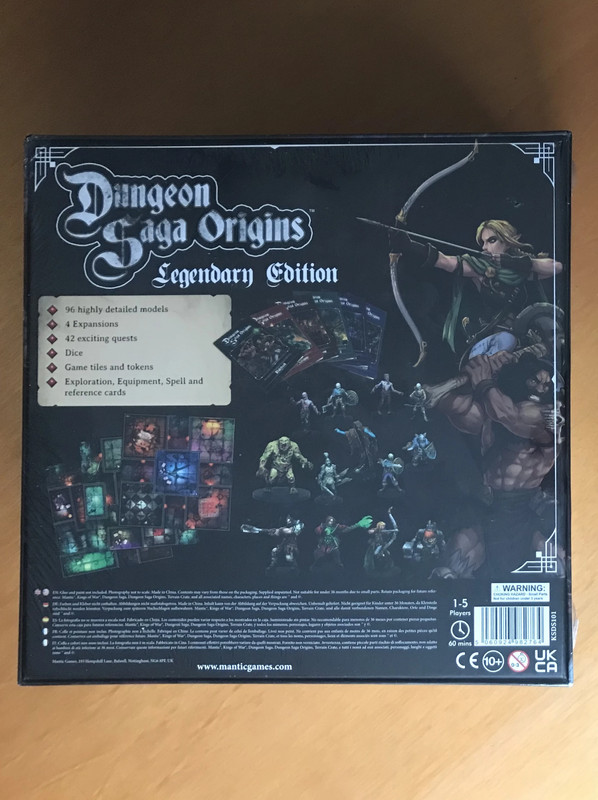 Dungeon Saga Origins Legendary Edition - Kickstarter Edizione - in Italiano - Nuovo Sigillato 2