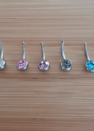 Lot 5 piercings nombril / navel piercing, condition: Good, €5.00, €5.95 includes Buyer Protection