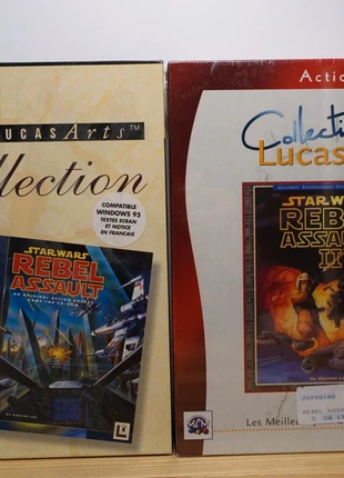 Star Wars Rebel Assault 1 & 2 LucasArts Big Box PC FR, zustand: Neu, 40,00 €, 42,70 € inklusive Vinted-Käuferschutz