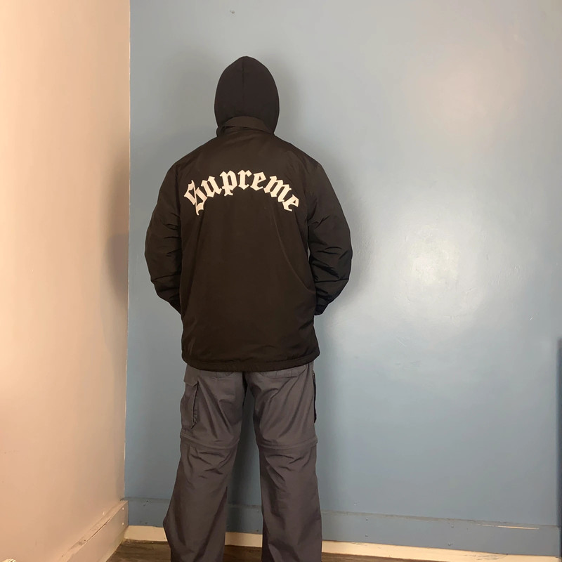 SUPREME OLD ENGLISH COACH JACKET-