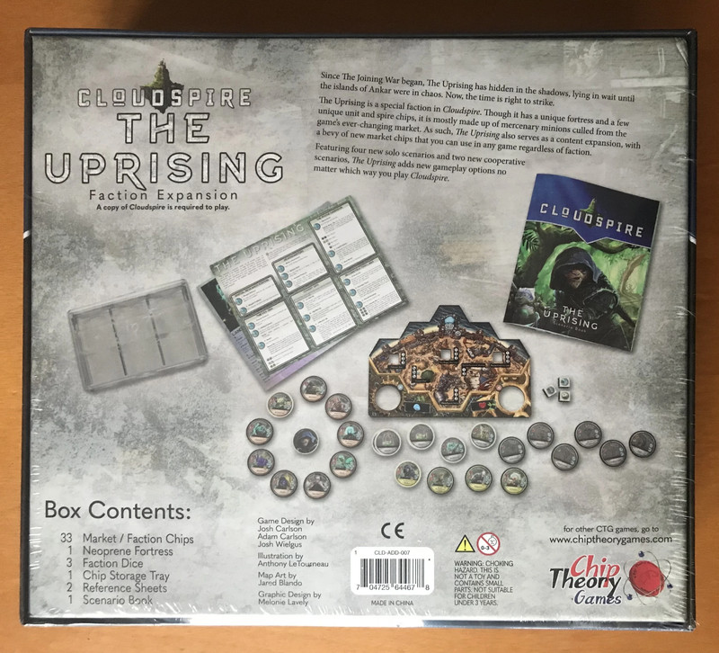 Cloudspire: The Uprising Expansion - Chip Theory Games - New Sealed - Nuovo Sigillato 2