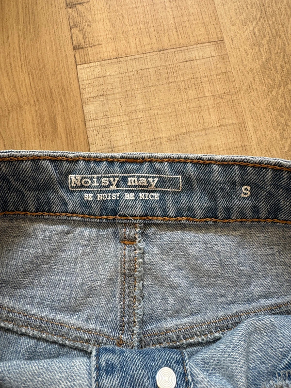 Noisy May denim rok knopen 5