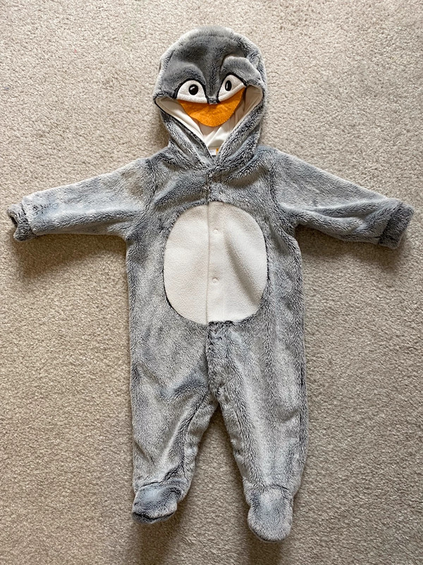 Fluffy 2025 penguin onesie