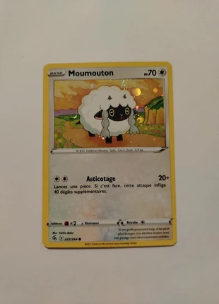 Carte Pokémon Moumouton holo, marque: Pokémon, état: Très bon état, 3,00 €, 3,85 € Protection acheteurs incluse