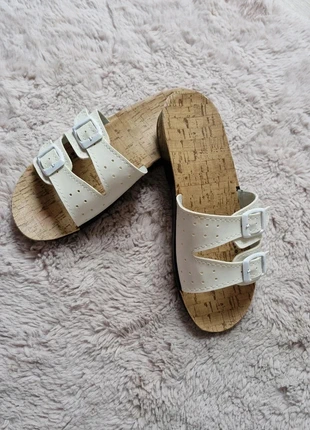 Sandales blanches à double bride – pointure 39 – confort et style, état: Neuf sans étiquette, taille: 39, 5,99 €, 6,99 € Protection acheteurs incluse