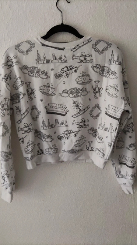 Witte friends trui van Primark Vinted