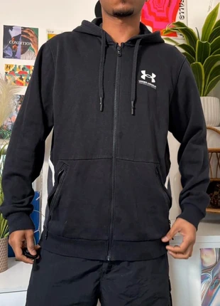 Vintage Y2K Under Armour Black Zip Hoodie – Classic Streetwear Basic 🖤, brand: Under Armour, condition: Very good, size: L, £15.00, £16.45 includes Buyer Protection